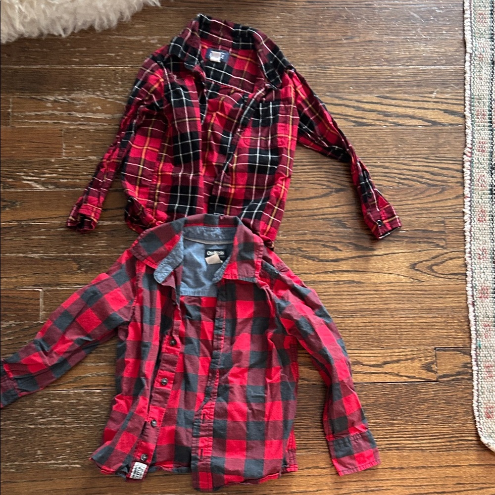 OshKosh B'gosh and The Children’s Place Plaid Kids Button Down Shirts